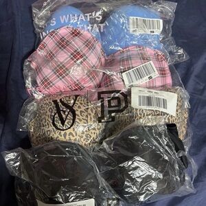 Victoria's Secret Plaid and Leopard Bra Collection
